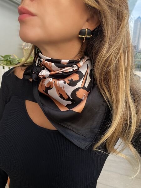 İpek Saten Fular- 70*70