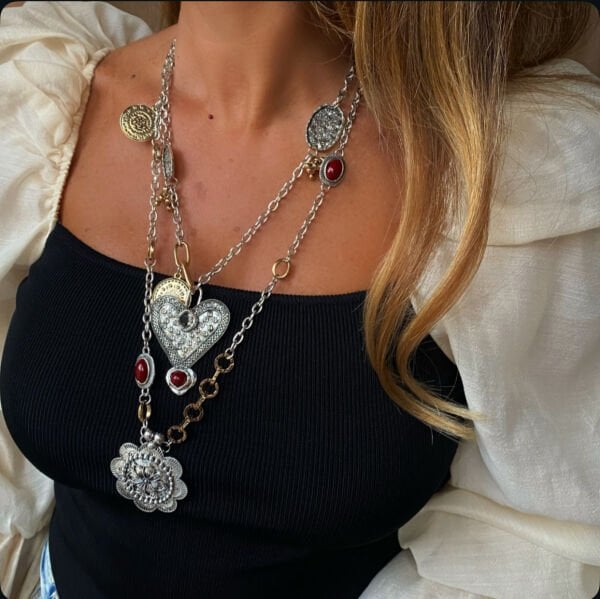 Marka Model Kalp Charm Kolye