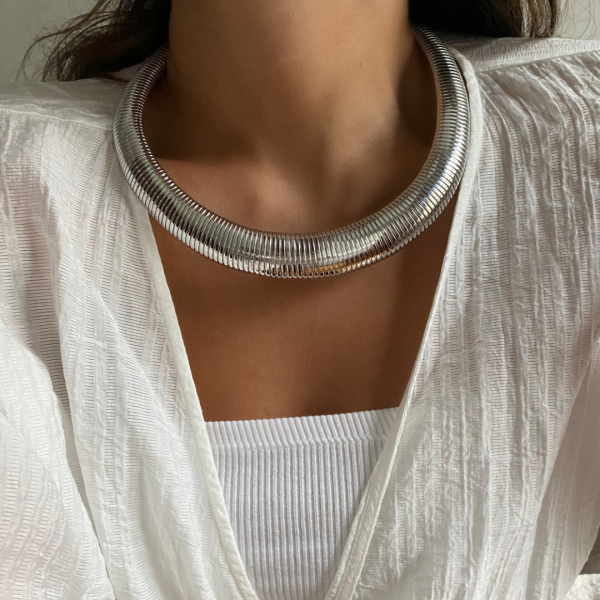 Marka Model Choker- Silver