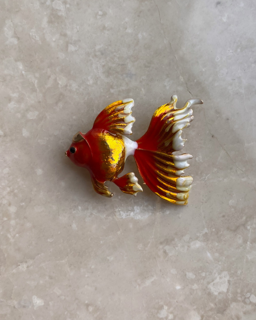 Sarı Balık Broş