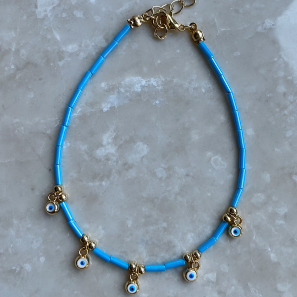 Mavi Nazar Detaylı Halhal