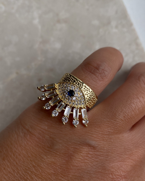 Ayarlanabilir Gözlü Serçe Parmak Yüzük