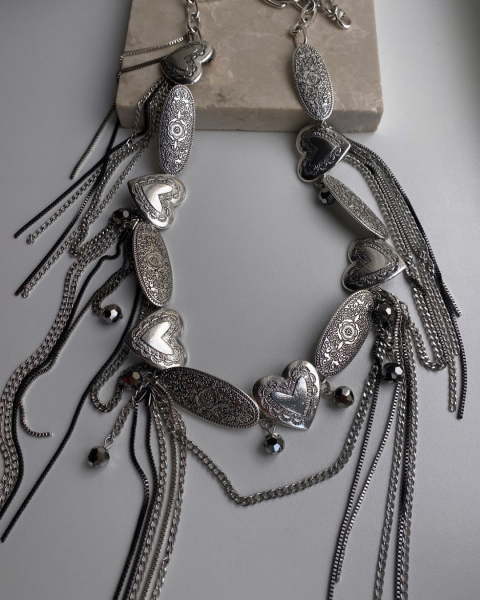 Marka Model Silver Kemer-Kolye