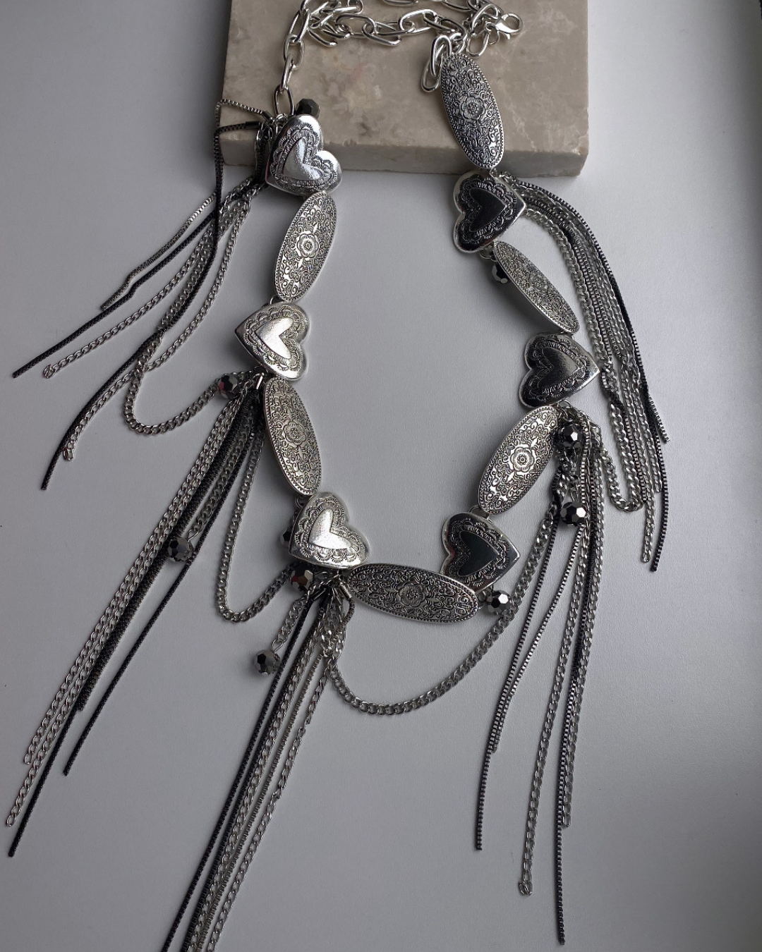 Marka Model Silver Kemer-Kolye