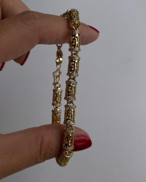 Özel Seri Taşlı Silindir Bileklik