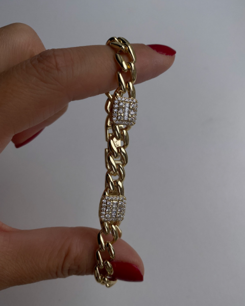 Özel Seri Ortası Baget Taşlı Bileklik