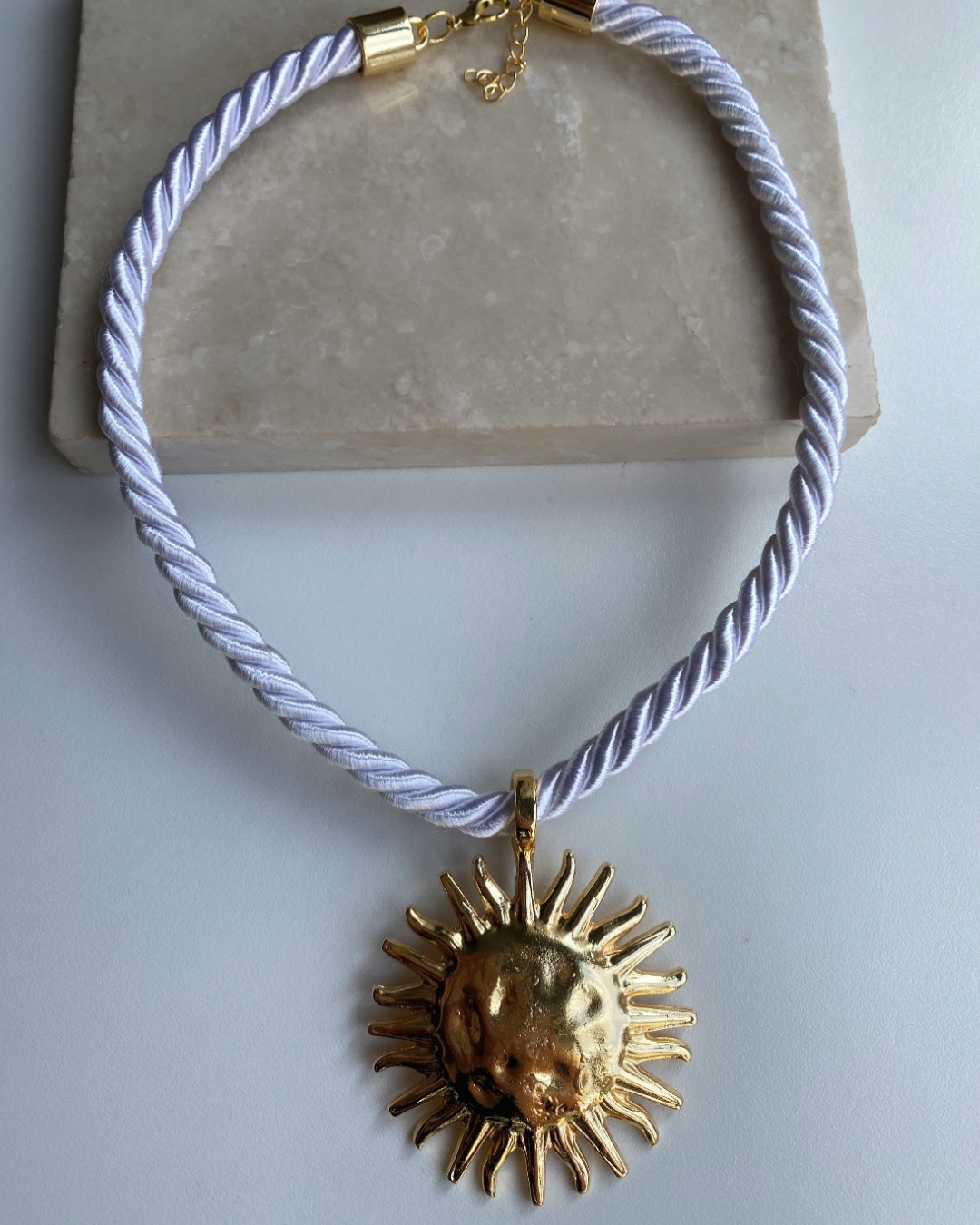 Halat İp Güneş Kolye