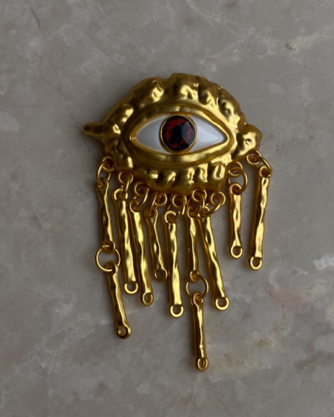 Tasarım Sallantılı Göz Broş