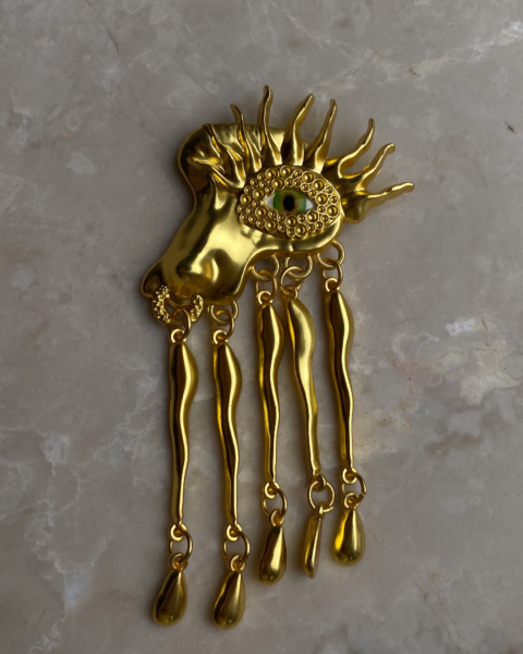 Tasarım Sallantılı Göz Broş