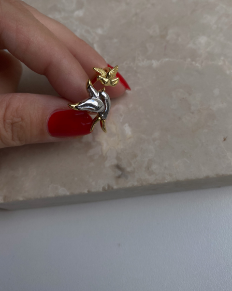 Ayarlanabilir Özel Seri İkili Mix Kuş Yüzük