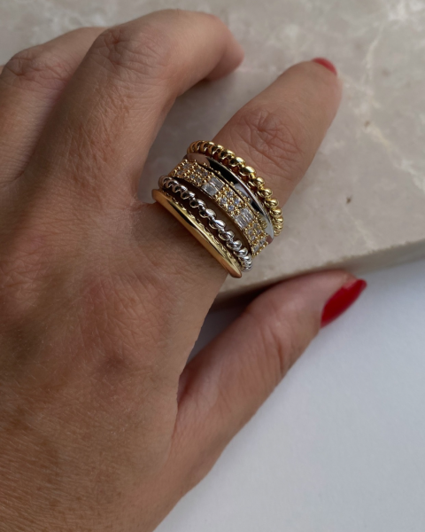 Özel Seri Çoklu Yüzük-18 Numara