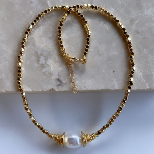 Gold İnci Kolye