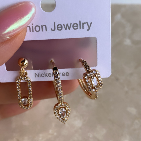 Mes Üçlü Set Küpe