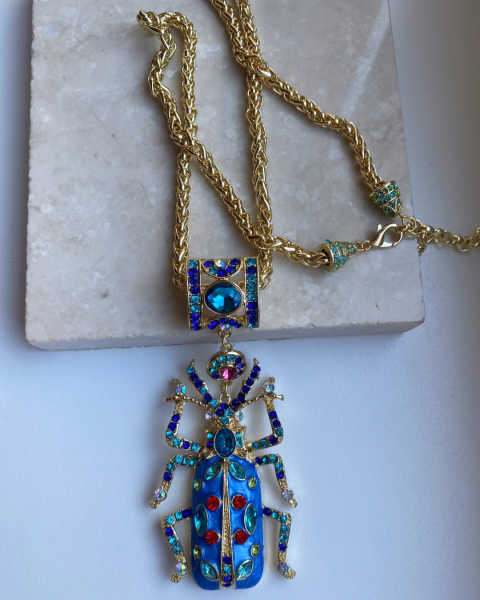 Marka Mavi Taşlı Kolye