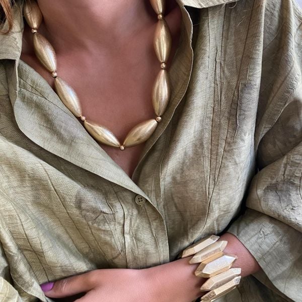 Altın Kaplama Damla Model Kolye