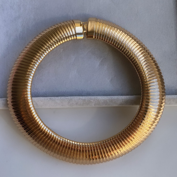 Altın Kaplama Kalın Choker Kolye