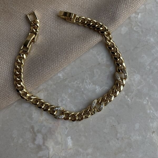 Özel Seri Taşlı Zincir Bileklik