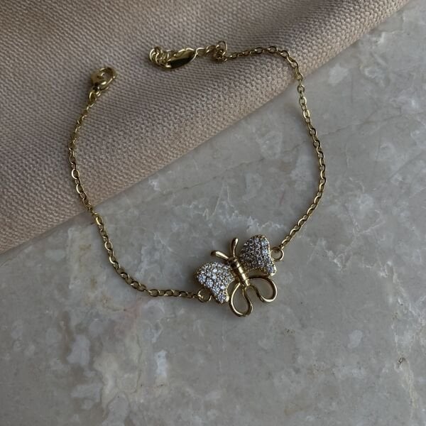 Özel Seri Taşlı Kelebek Bileklik