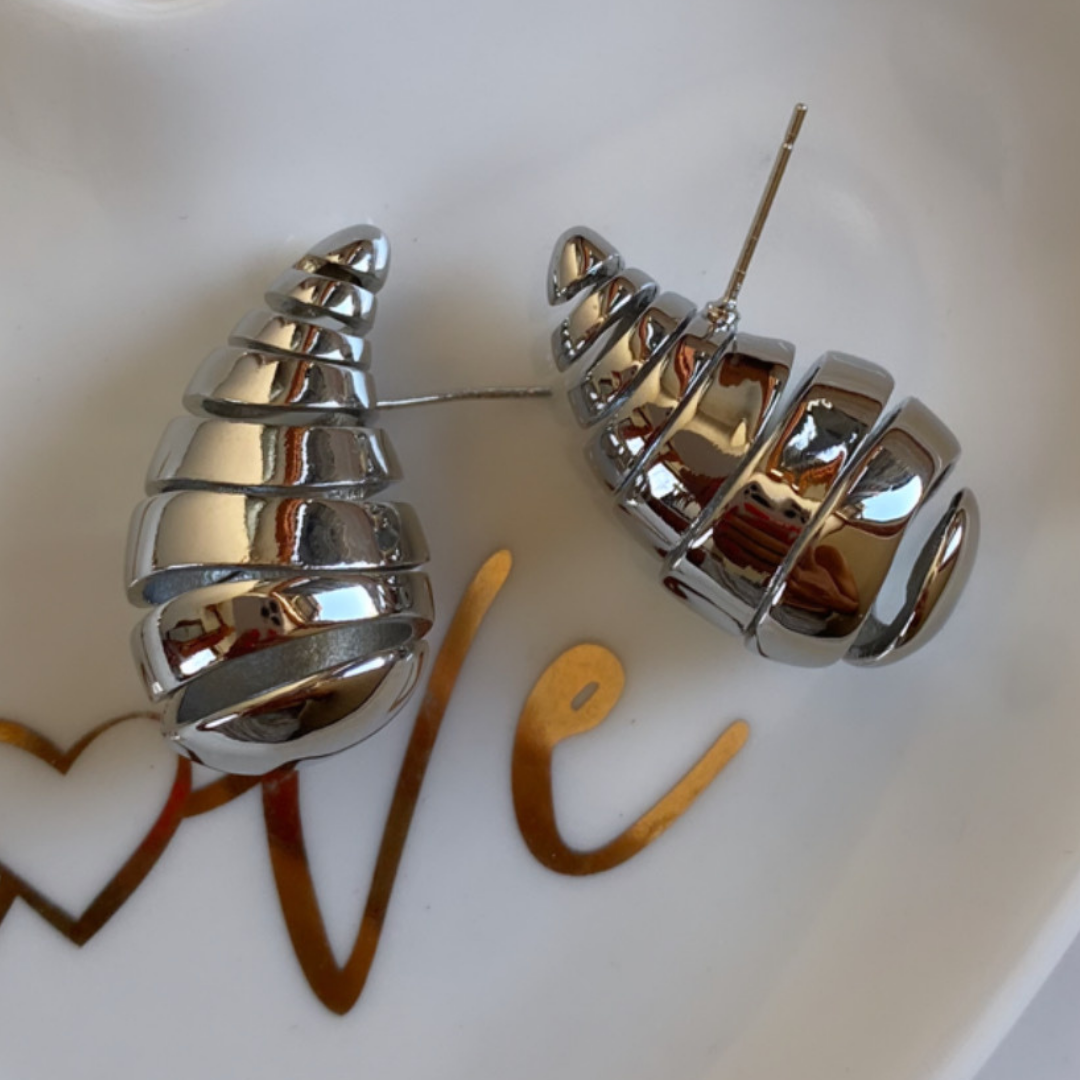 İthal Marka Küpe-Silver 3cm