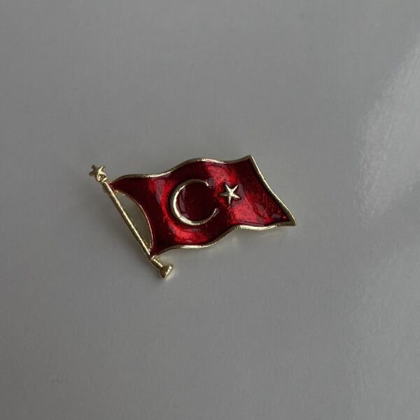 Türk Bayrağı Broş
