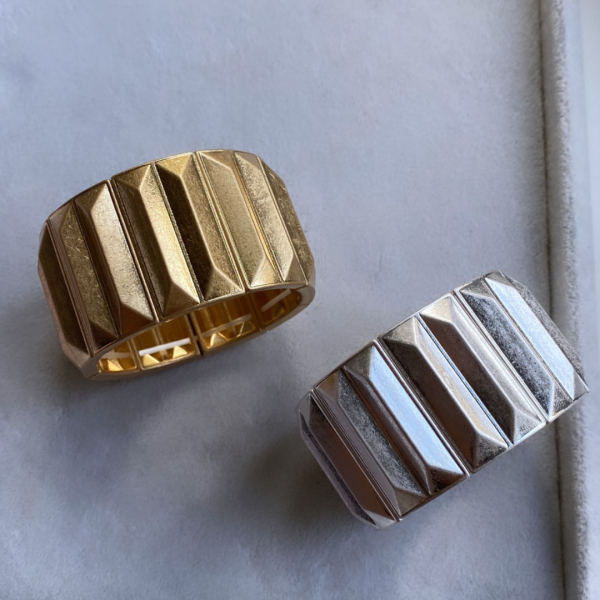 Altın Kaplama Kalın Tasarım Bileklik