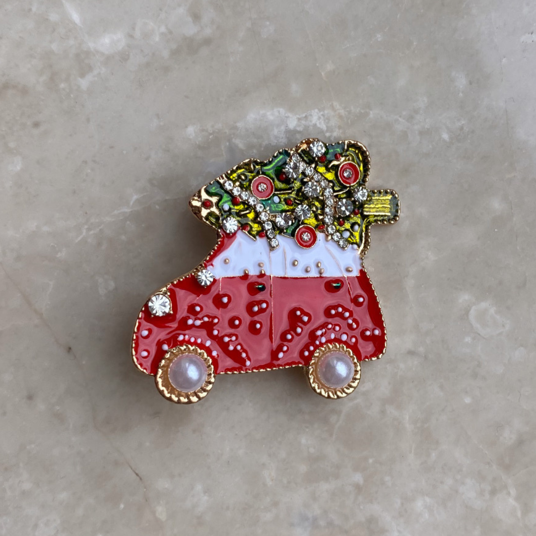 Yeni Yıl İncili Araba Broş