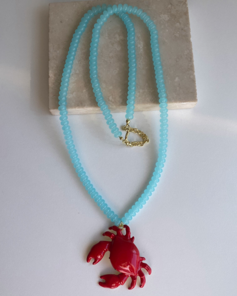 Marka Mavi Boncuk Yengeç Kolye