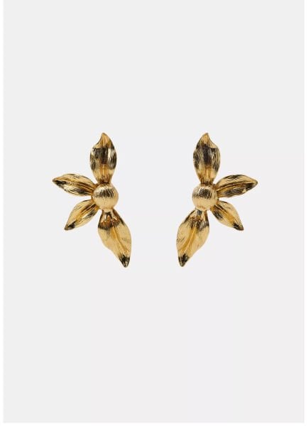 Marka Model Metal Çiçek Küpe