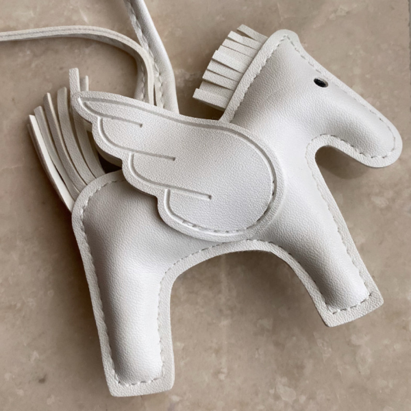 Unicorn Çanta Charmı- Beyaz