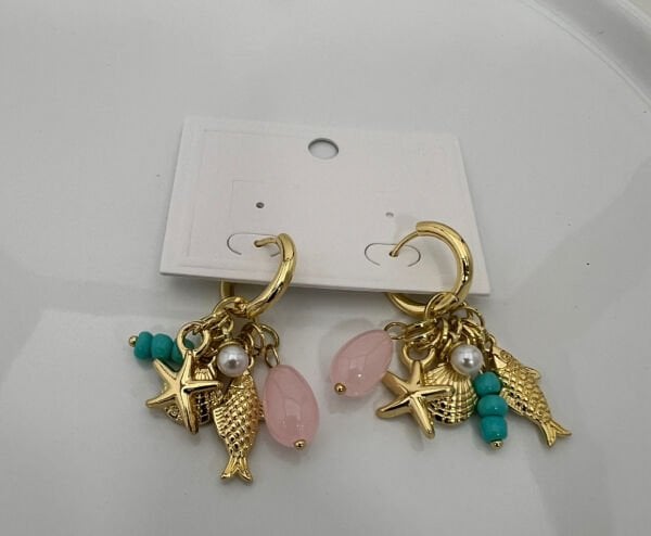 Balık Charm Küpe