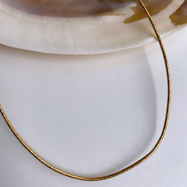 Çelik Tel Choker Kolye