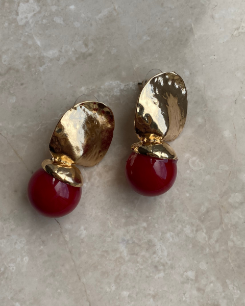 Marka Gold Detaylı Küpe