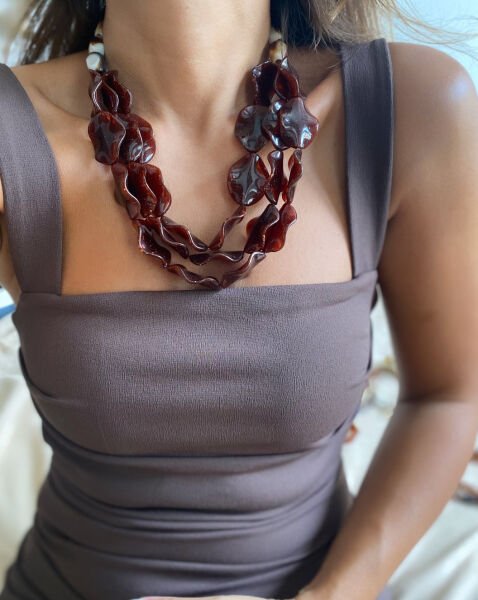 Üçlü Kahve Tasarım Kolye