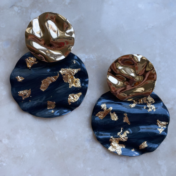 Siyah Gold Küpe