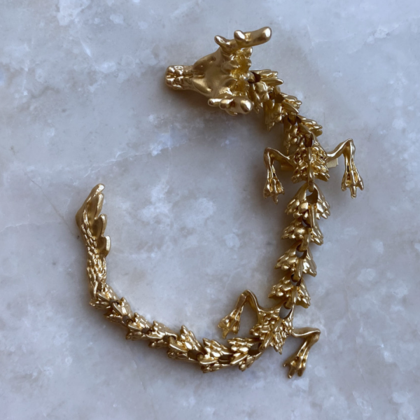 Gold Ejderha Broş