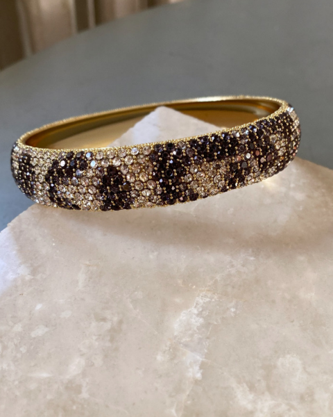 Marka Leopar Bilezik-Silver