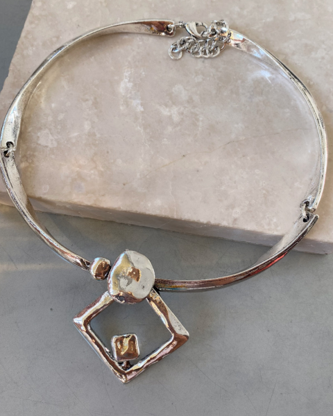 Marka Choker Kolye- Silver