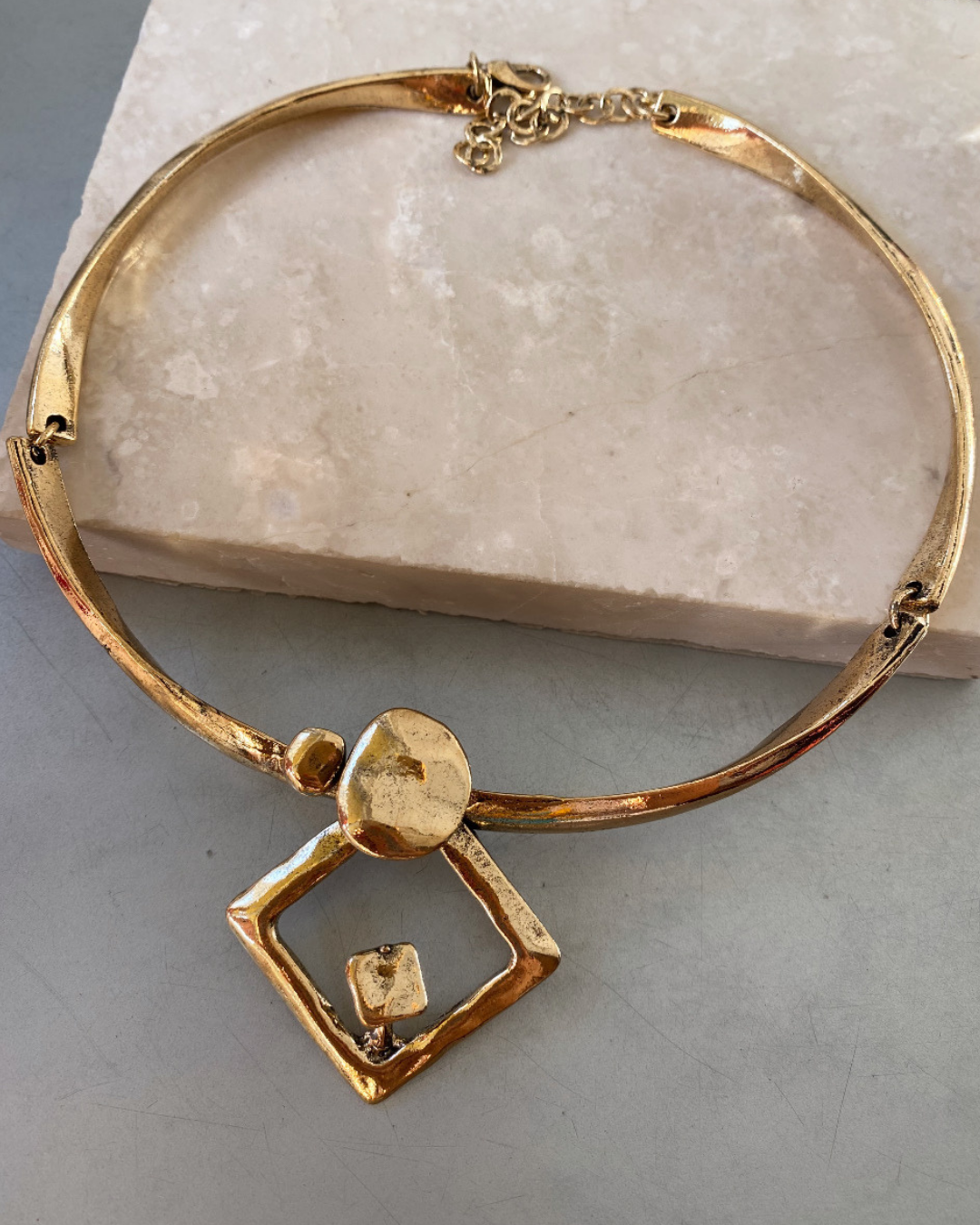 Marka Choker Kolye- Gold