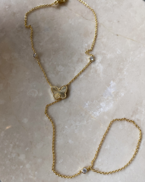 Altın Kaplama Kelebek Şahmeran