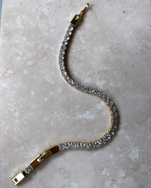 Xuping 14 K Gold Su Yolu Bileklik