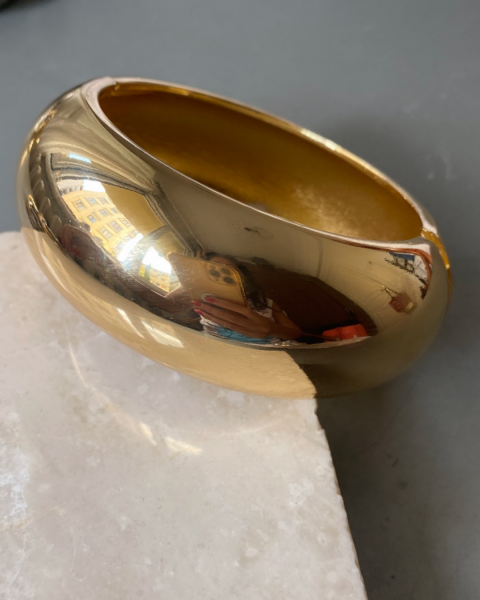 Altın Kaplama Silindir Bileklik