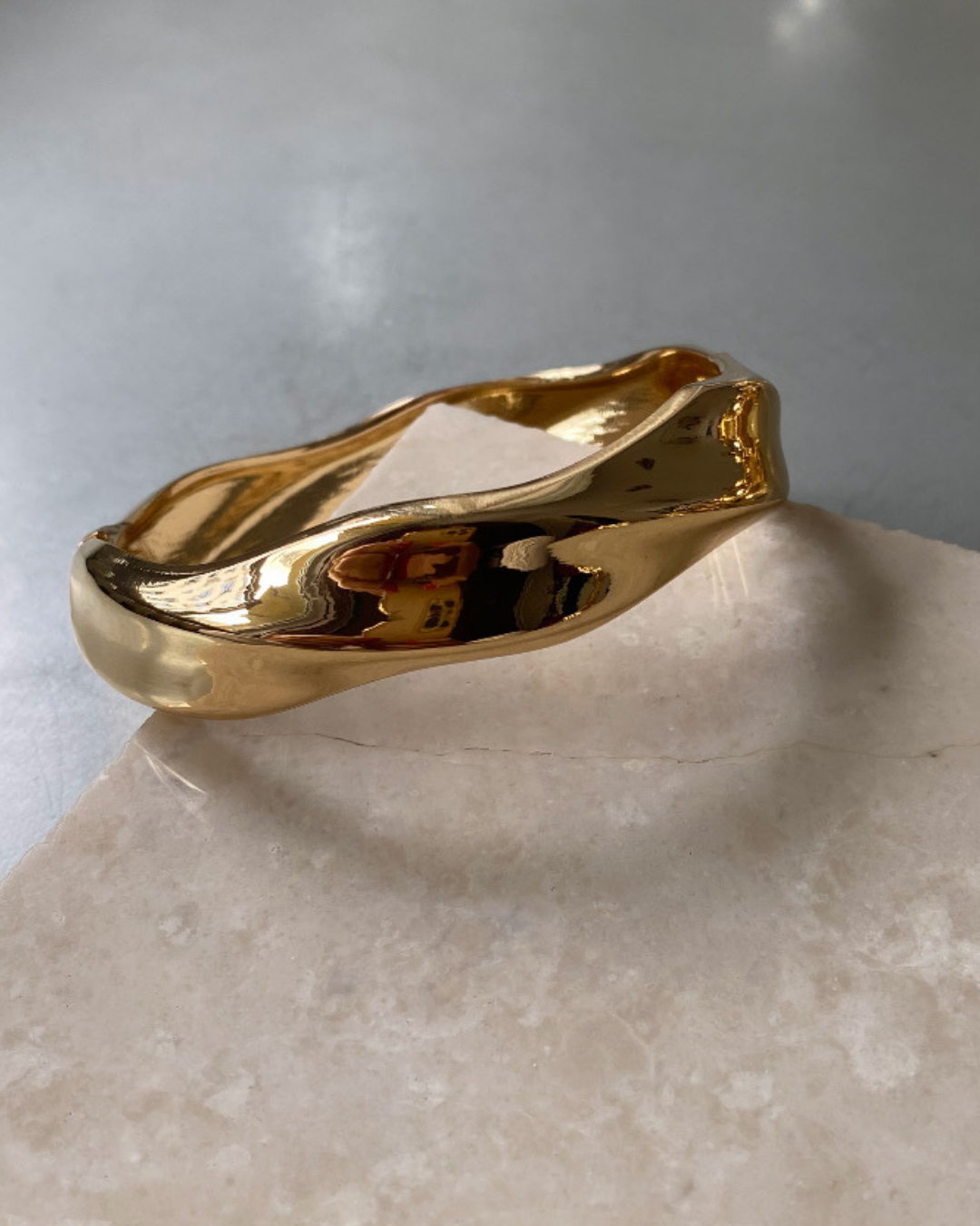 Altın Kaplama Kelepçe Bileklik