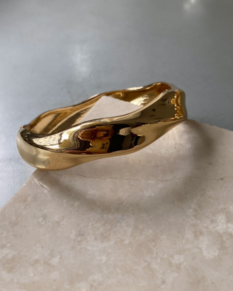 Altın Kaplama Kelepçe Bileklik