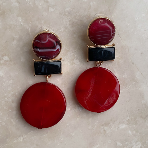 Marka Model Bordo Küpe
