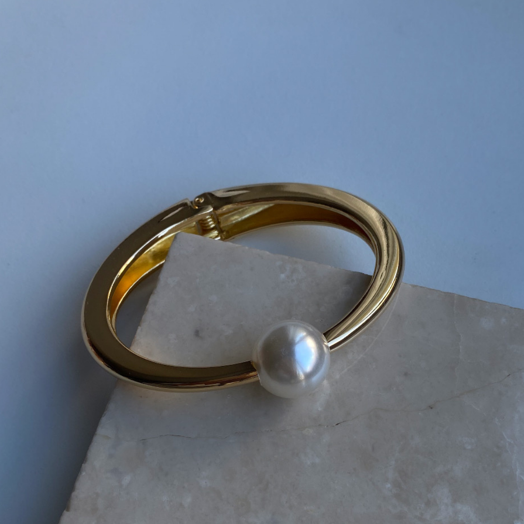 İncili Kelepçe Bileklik