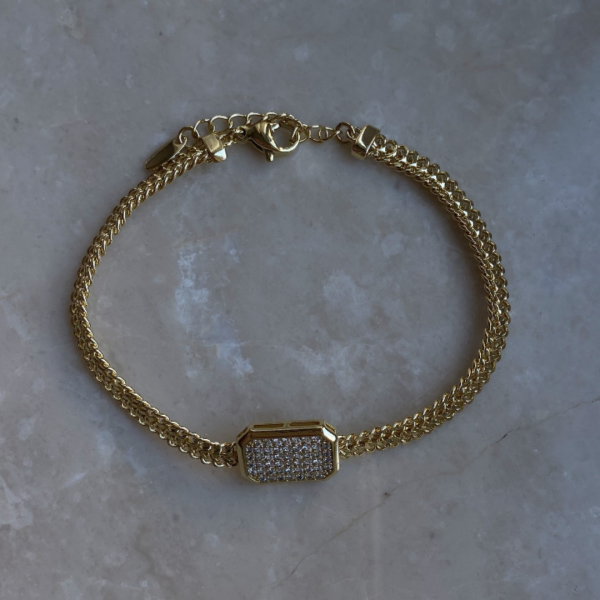 XP Hasır Görünümlü Taşlı Bileklik