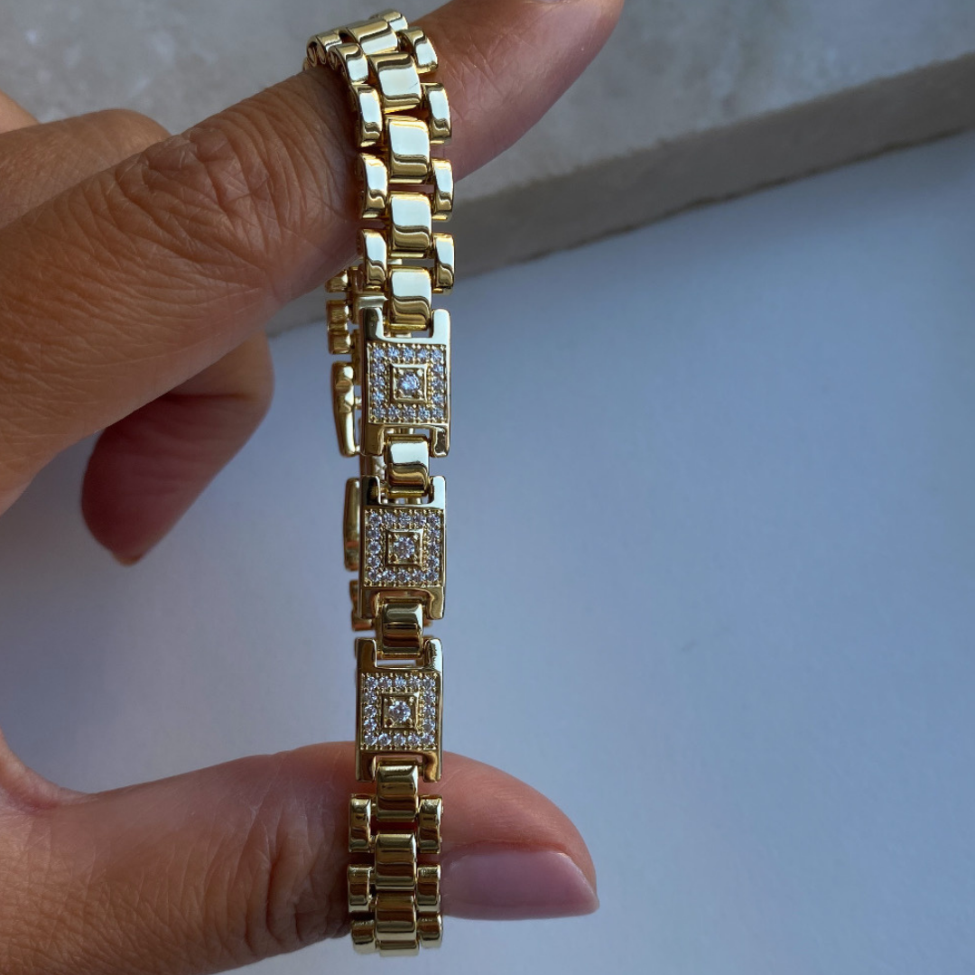 Özel Seri Xp Ortası Taşlı Bileklik