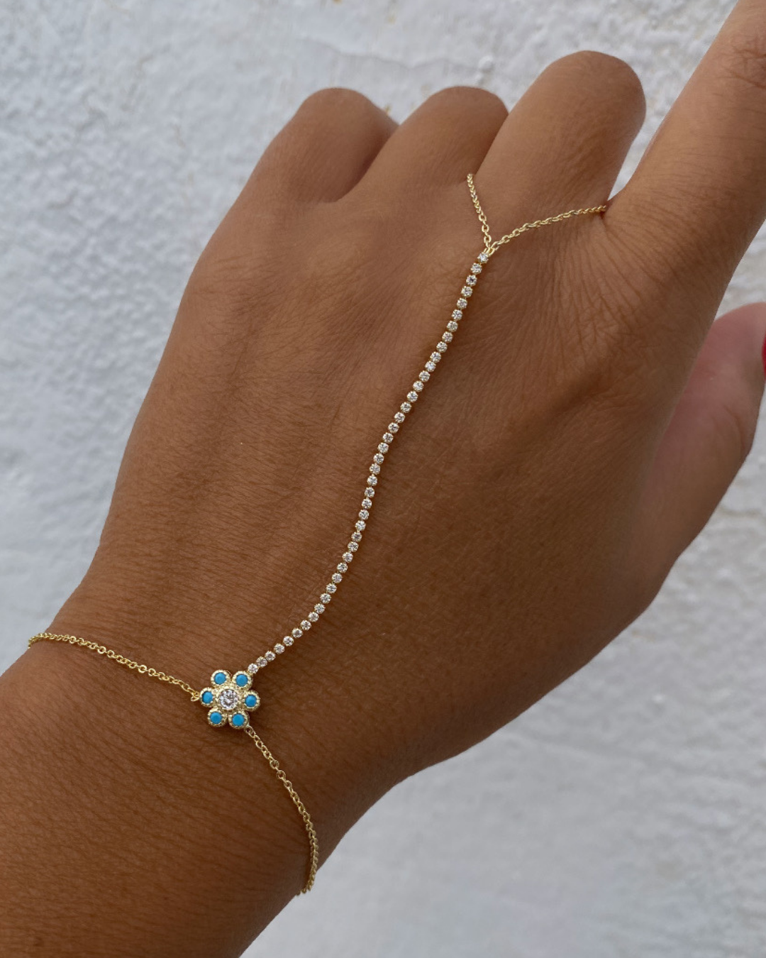 Altın Kaplama Mavi Taşlı Şahmeran