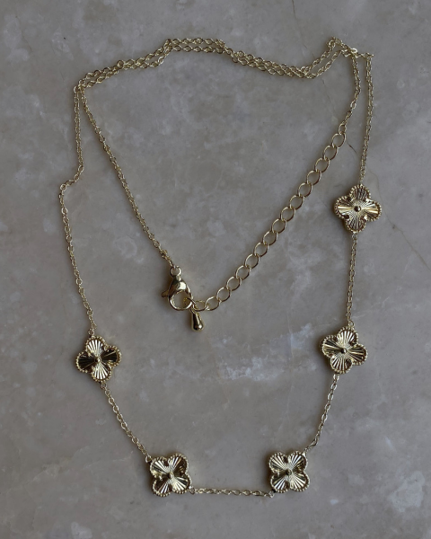 Küçük Yonca Kolye-Gold