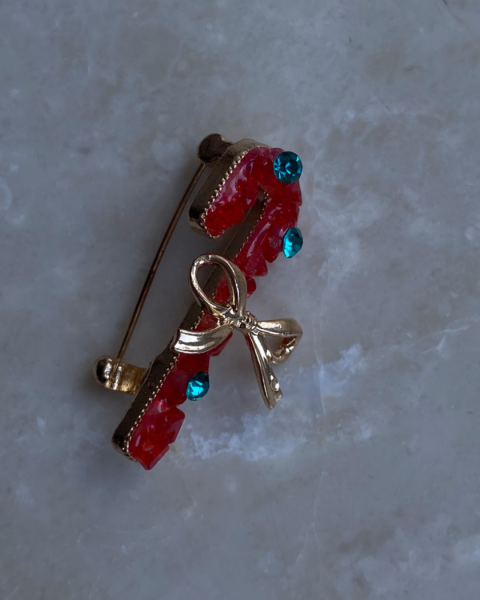 Yeni Yıl Fiyonklu Şeker Broş